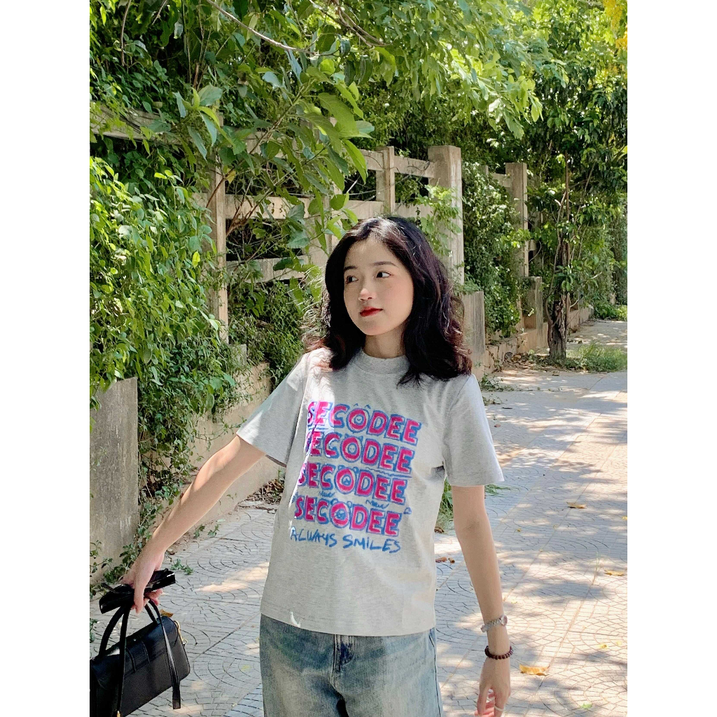 Áo thun Secodee 3 màu in nổi | RENSI TOP | Secodee