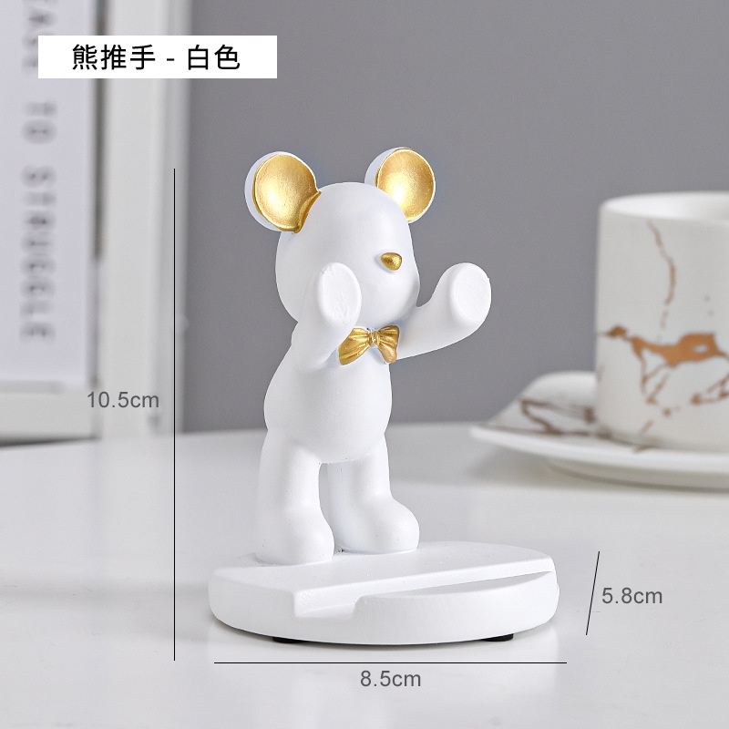 Giá Đỡ Điện Thoại Để Bàn Hình Chú Gấu Độc Đáo Trang Trí Cho Học Sinh