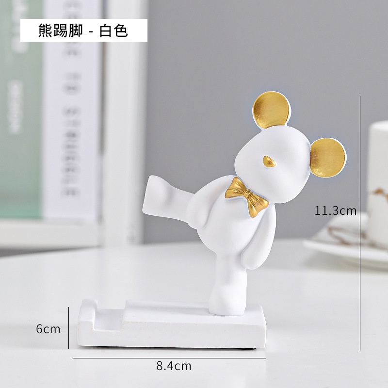 Giá Đỡ Điện Thoại Để Bàn Hình Chú Gấu Độc Đáo Trang Trí Cho Học Sinh