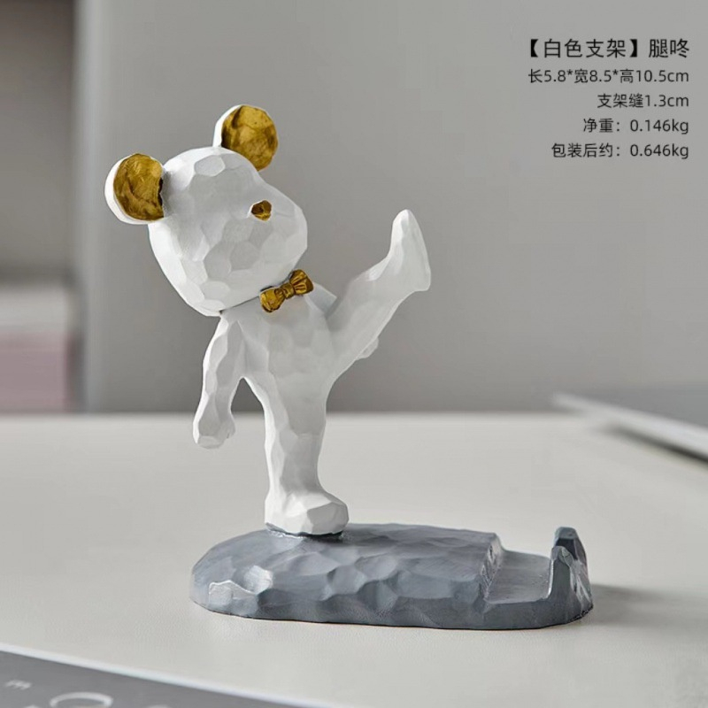 Giá Đỡ Điện Thoại Để Bàn Hình Chú Gấu Độc Đáo Trang Trí Cho Học Sinh