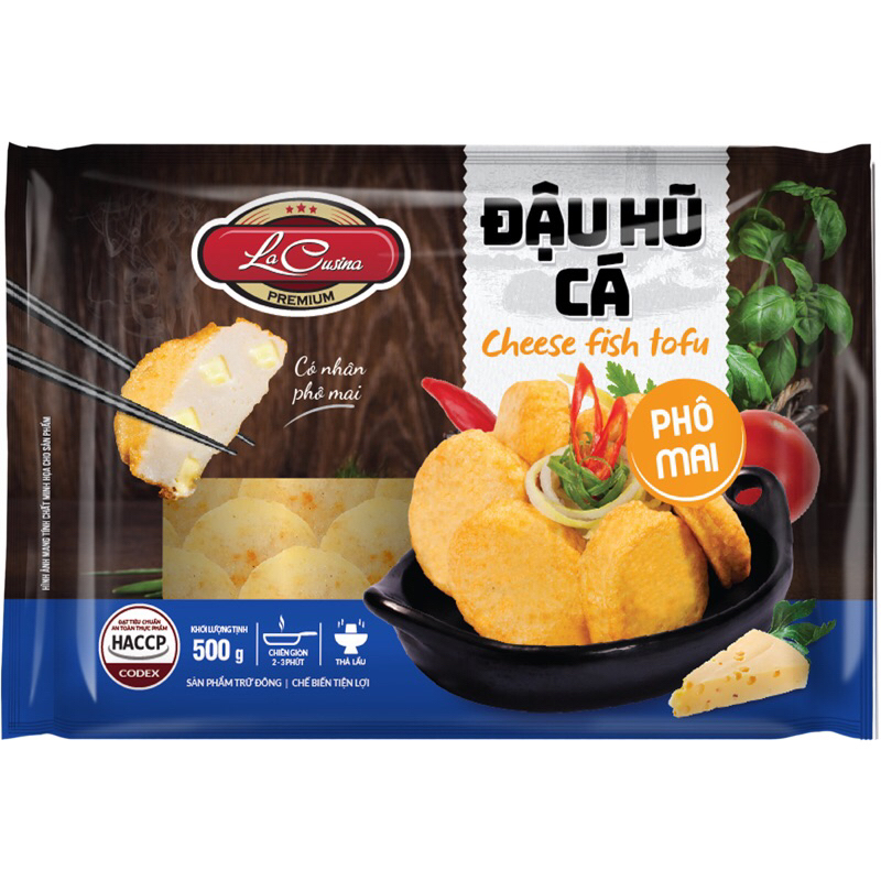 Đậu hủ cá phô mai LC 500gr (Ship Đà Nẵng)