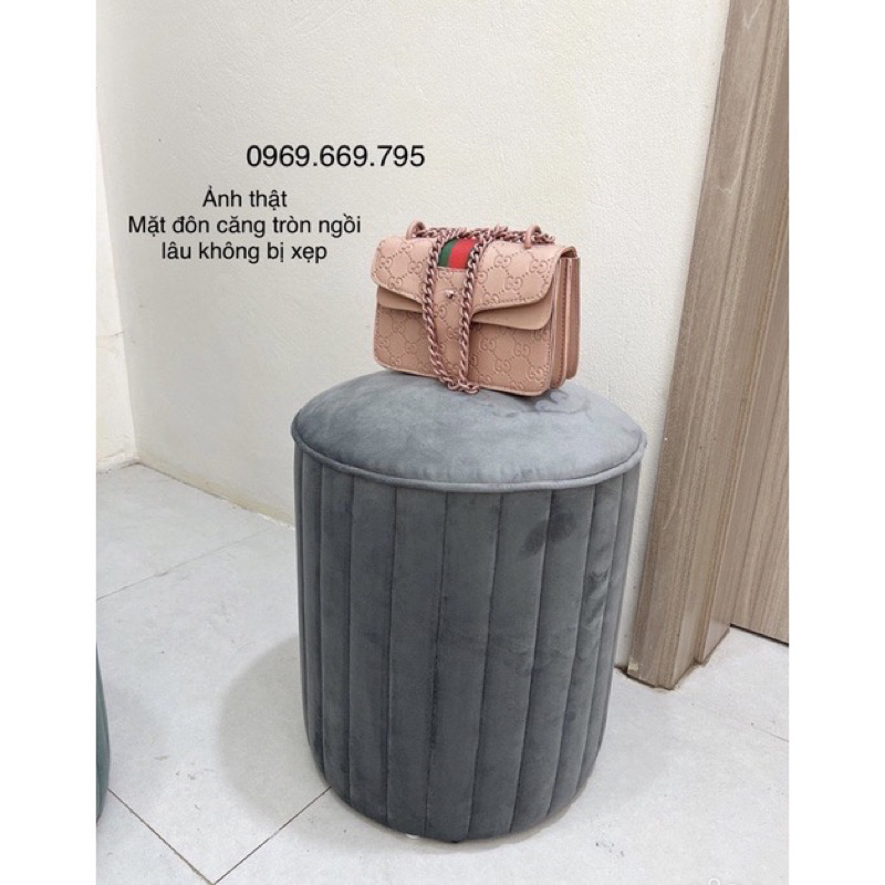 Ghế đôn bàn trang điểm ❌𝗛𝗮̀𝗻𝗴 𝗫𝗶̣𝗻 - 𝗚𝗶𝗮́ 𝗫𝘂̛𝗼̛̉𝗻𝗴❌ , Đôn tròn sofa bọc đệm