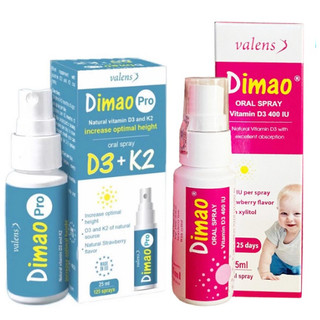 Dimao-Dimao Pro - bổ sung d3 k2 dạng xịt, tăng cường hấp thu canxi, vitamin d3 k2 dạng xịt Dimao pro