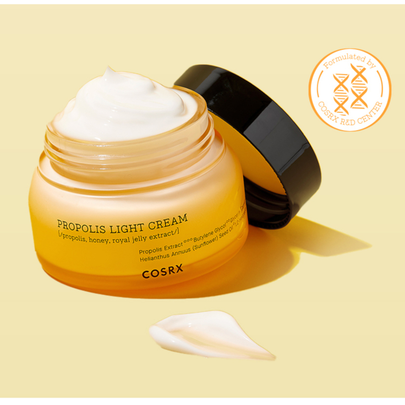 Kem dưỡng ẩm COSRX Propolis Light Cream 65ml chứa thành phần mật ong làm sáng da 65ml