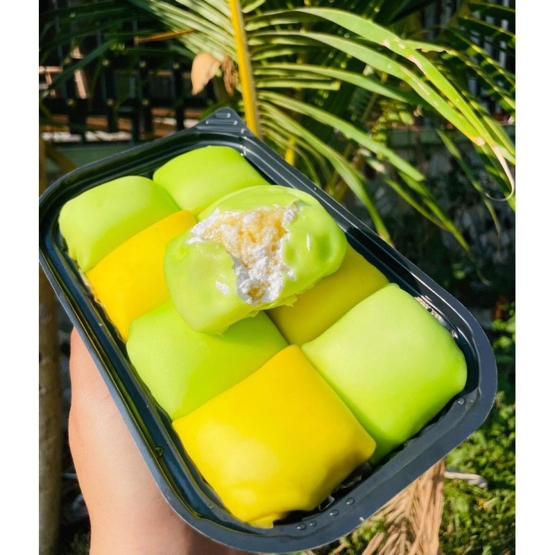 BÁNH CREPE SIÊU NHIỀU SẦU RIÊNG HỘP 6 , 8 Bánh