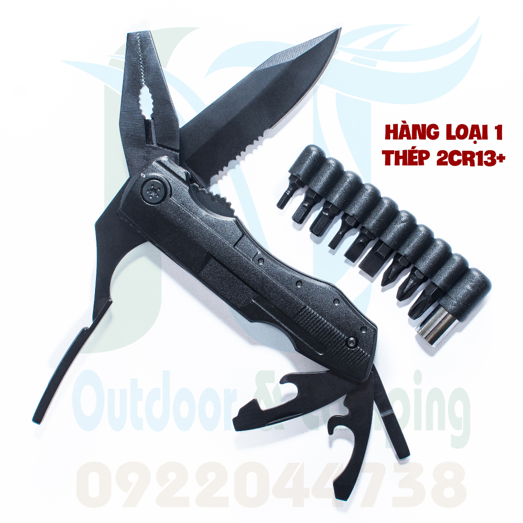 Dao đa năng Raxco, hàng loại 1, thép 2Cr13+, bảo hành 12 tháng