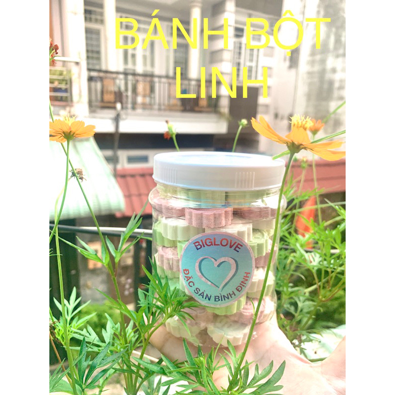 Bánh bột linh Bánh phục Linh đặc sản bình định hộp 450gbiglove