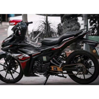 Tem Rời Exciter 155 Hoa Văn Đỏ Đen