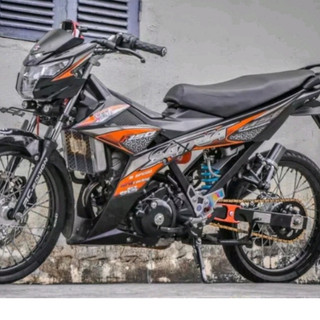 Tem rời suzuki satria raider cam đen 2023