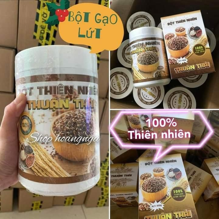 BỘT GẠO LỨT THUẬN THÁI GIẢM CÂN LỢI SỮA HỘP 950GR