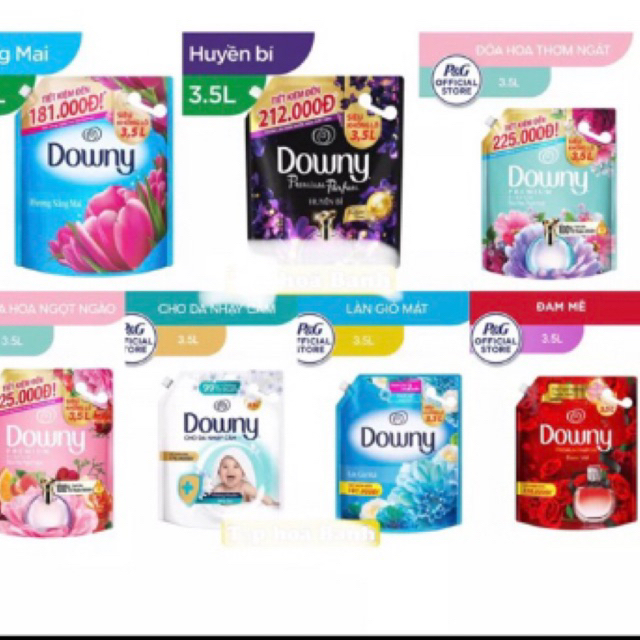 Nước Xả DOWNY Hương Nước Hoa Túi 3,5L