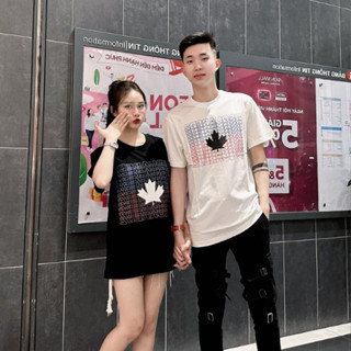  Áo Thun Nam DSQ Siêu Cấp In Nét Nhỏ Chất Liệu Cotton Thời Trang Nam Hot Trend 