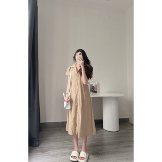 Váy cổ đức chiết li eo Samhyewear