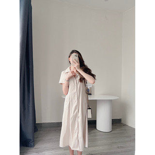 Váy cổ đức chiết li eo Samhyewear