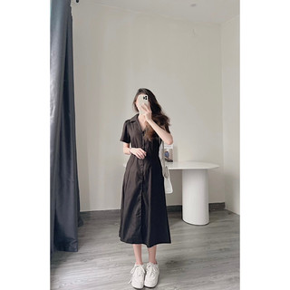 Váy cổ đức chiết li eo Samhyewear