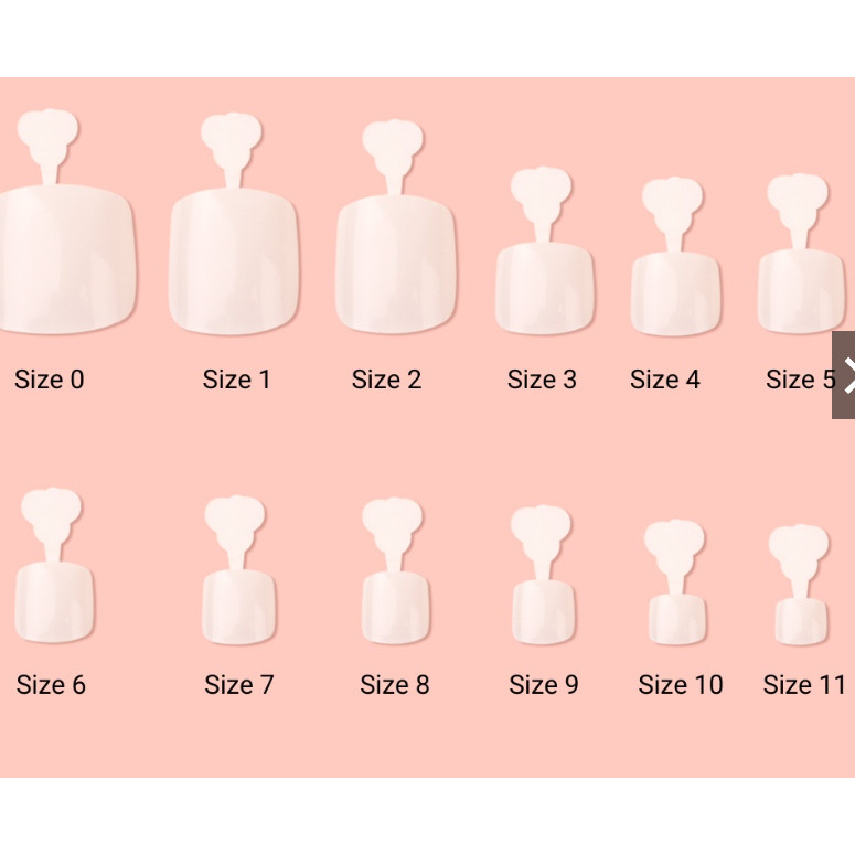 Móng úp chân HSM chính hãng phom chuẩn - Túi 600 móng ốp giả đủ size, phụ kiện ngành nail