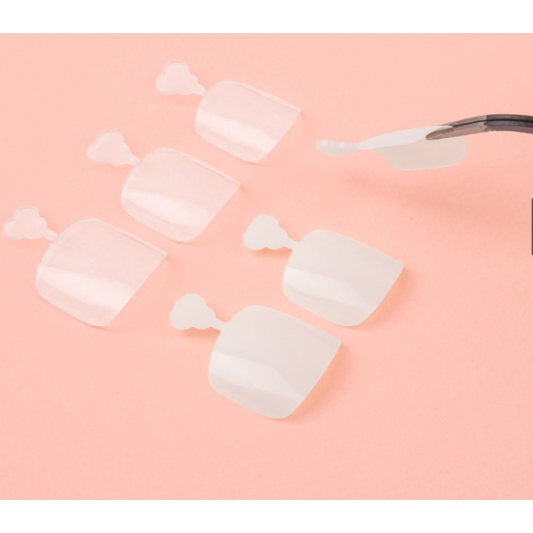 Móng úp chân HSM chính hãng phom chuẩn - Túi 600 móng ốp giả đủ size, phụ kiện ngành nail