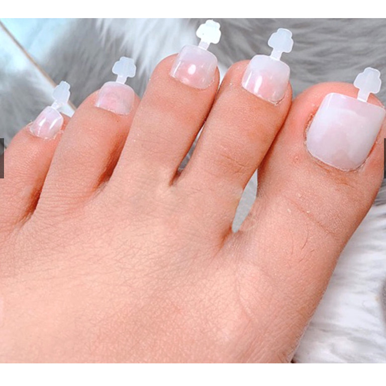 Móng úp chân HSM chính hãng phom chuẩn - Túi 600 móng ốp giả đủ size, phụ kiện ngành nail