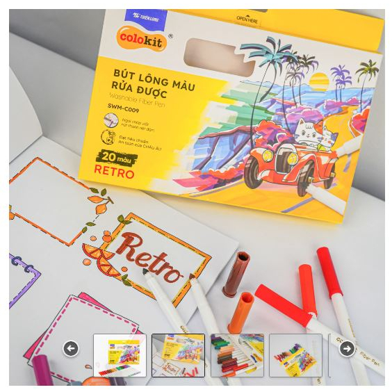 Fiber Pen Retro Colokit Thiên Long SWM-C009