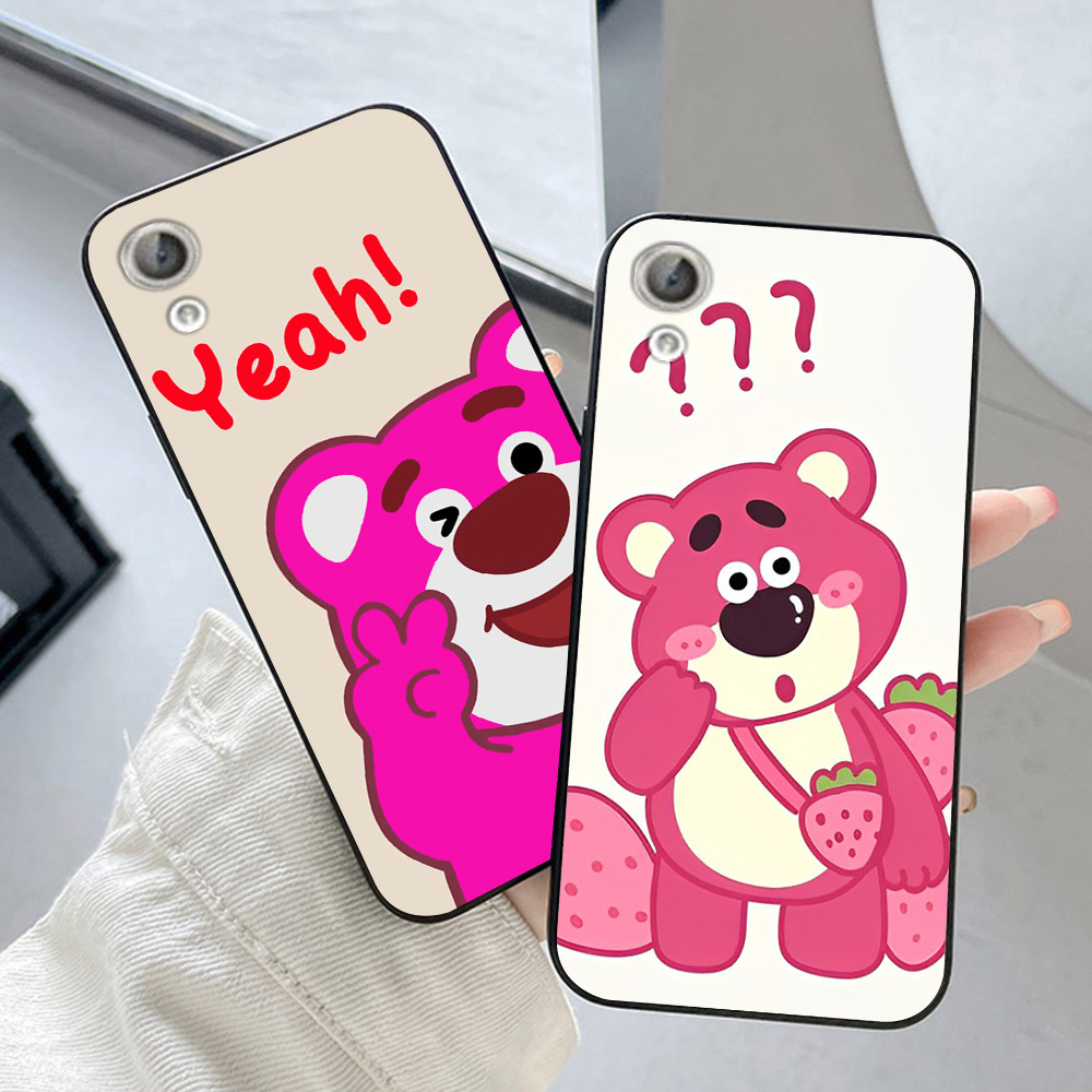 Ốp lưng huawei y6 ii / y6ii in hình gấu dâu siêu dễ thương cute lạ