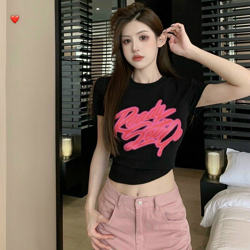 ÁO CROPTOP “ READY SET GO “