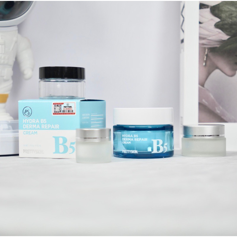 Kem dưỡng phục hồi và làm trắng da Prettyskin Hydra B5 Derma Repair Cream 52ml