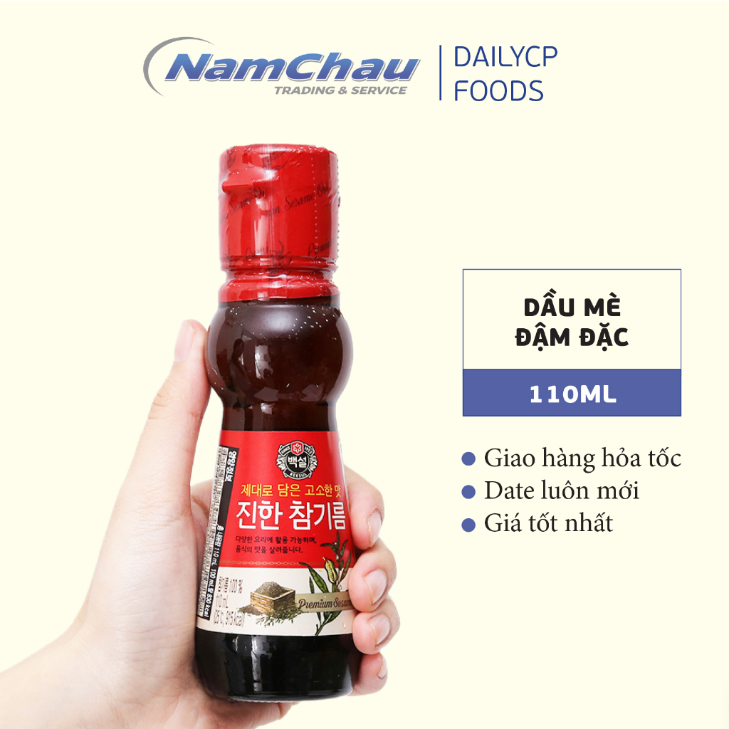 Dầu mè đậm đặc Beksul chai 110ml [HN giao hỏa tốc]