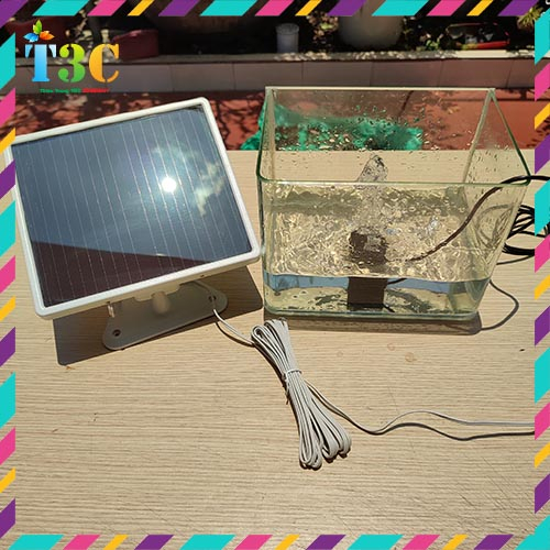 Tấm Pin Mặt Trời 7.5V 400mA Dùng Để Sạc Pin, Bơm Nước Bể Cá, Sục Khí Oxi