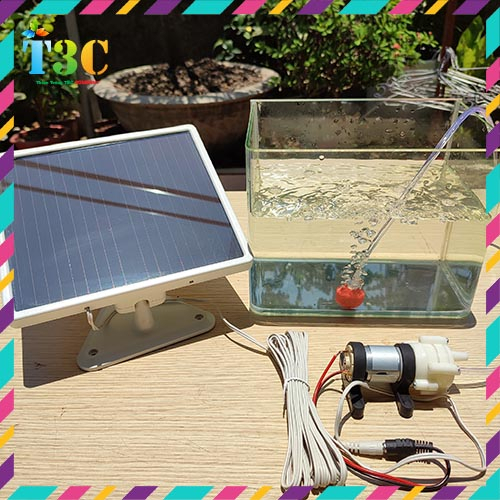 Tấm Pin Mặt Trời 7.5V 400mA Dùng Để Sạc Pin, Bơm Nước Bể Cá, Sục Khí Oxi