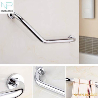 Tay vịn an toàn cong inox 201 dày 1.0 ly