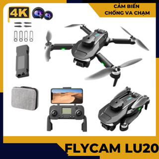 🔥🔥🔥Flycam LU20 Flyucam Mini Giá Rẻ Máy Bay Điều Khiển Từ Xa Camera Kép 4k Giữ Vị Trí Tốt Có Cảm Biến Chống va Chạm