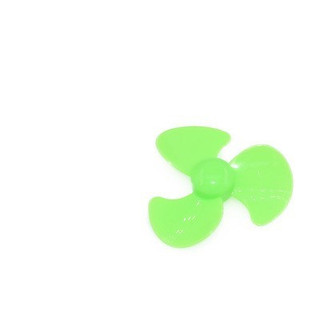 Cánh quạt 3 cánh 50mm, lỗ trục 2mm màu xanh lá cây