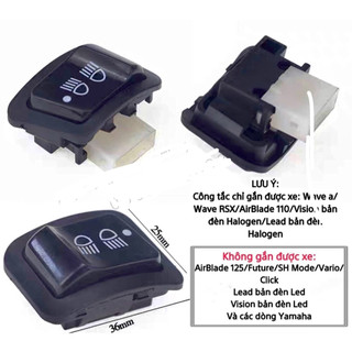 Công Tắc Đèn Pha Bóng Halogen wave, vision