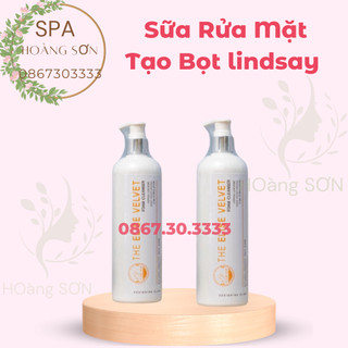 Sữa rửa mặt tạo bọt The Elise Velvet, Sữa Rửa Mặt Lindsay 500ml