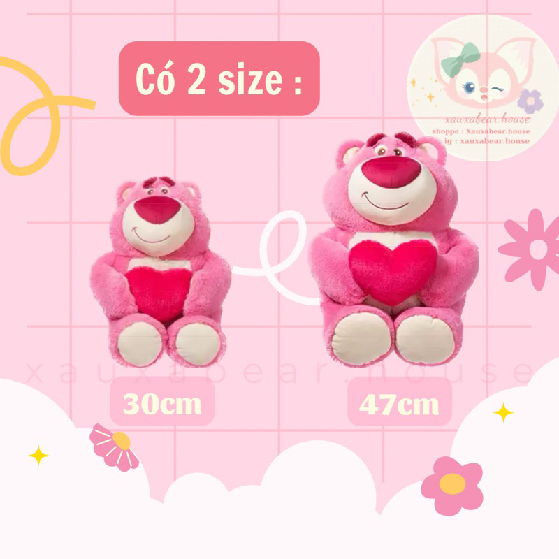 Lotso Ôm Trái Tim Chính Hãng Miniso