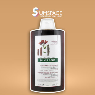 Dầu gội hỗ trợ cải thiện rụng tóc klorane quinine pháp - 400ml