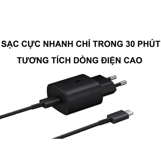 Bộ Sạc Nhanh SS 25W PD, Type C to Type C, Ổn Định, An Toàn - XS Store