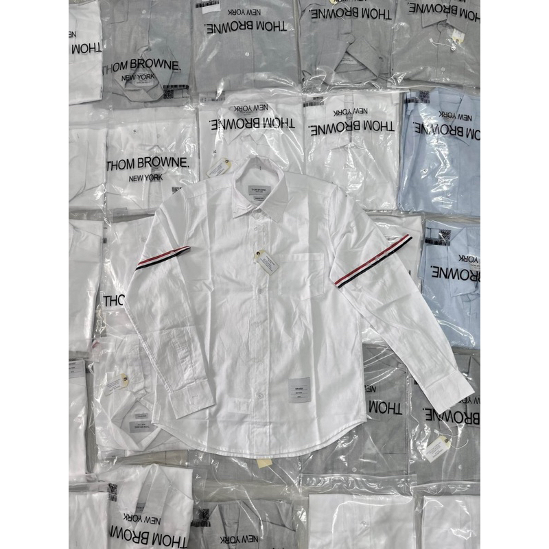 Áo sơ mi thom-browne tay dài có 3 màu