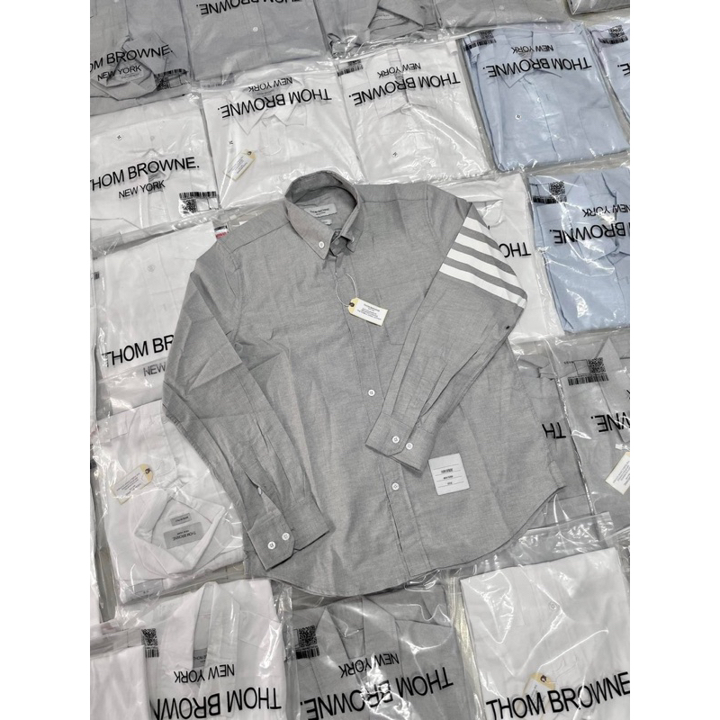Áo sơ mi thom-browne tay dài có 3 màu