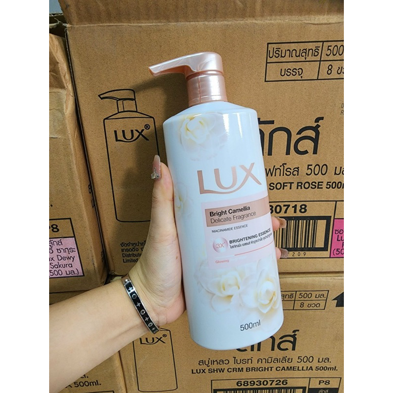 Sữa tắm Lux màu hồng và tím 500ml THÁI LAN