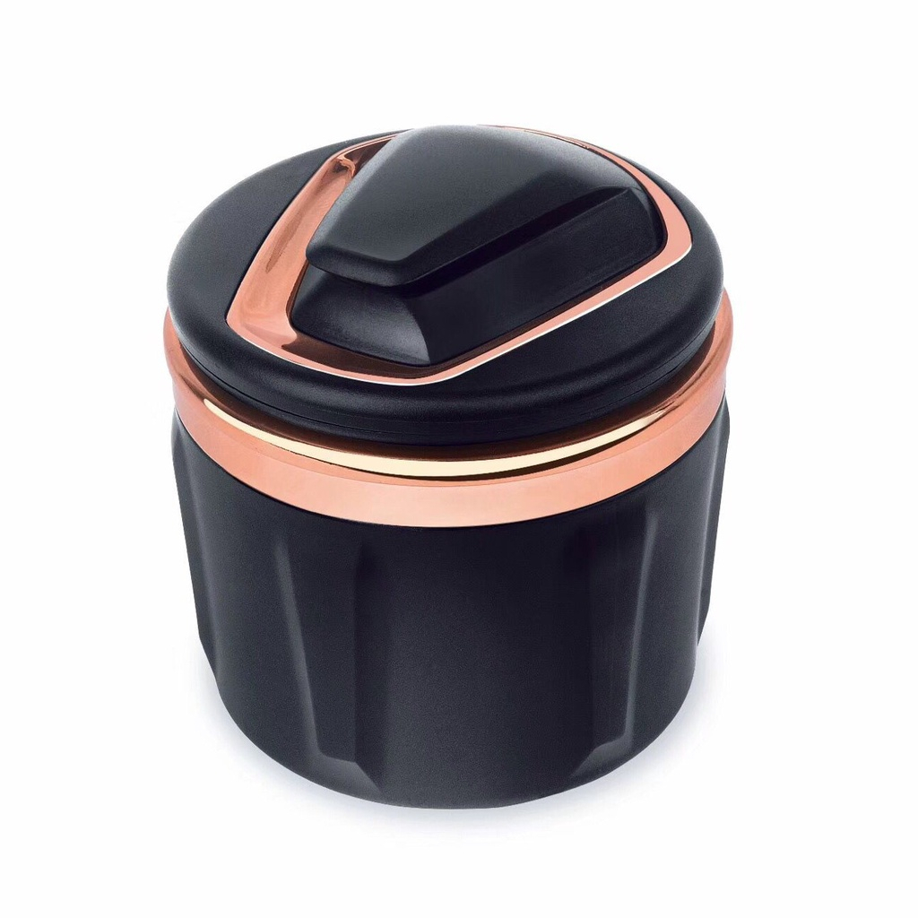 Gạt Tàn Thuốc Lá Bằng Gốm Chịu Nhiệt Cao Kèm Đèn LED Với Vỏ Bọc Trang Trí Nội Thất Xe Hơi, nhỏ gọn an toàn Sang Trọng