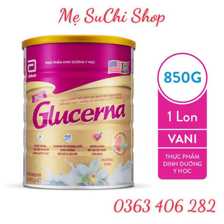 Sữa dành cho người tiểu đường Glucerna hương vani abbott lon 850g