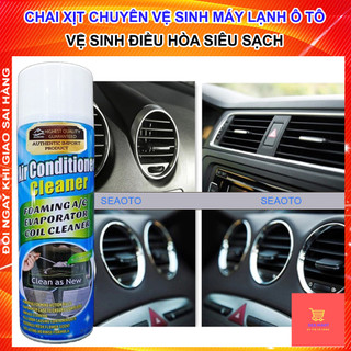 Vệ sinh điều hoà ô tô - dung dịch vệ sinh máy lạnh - chai xịt máy lạnh - rửa điều hòa - air cleaner - herios