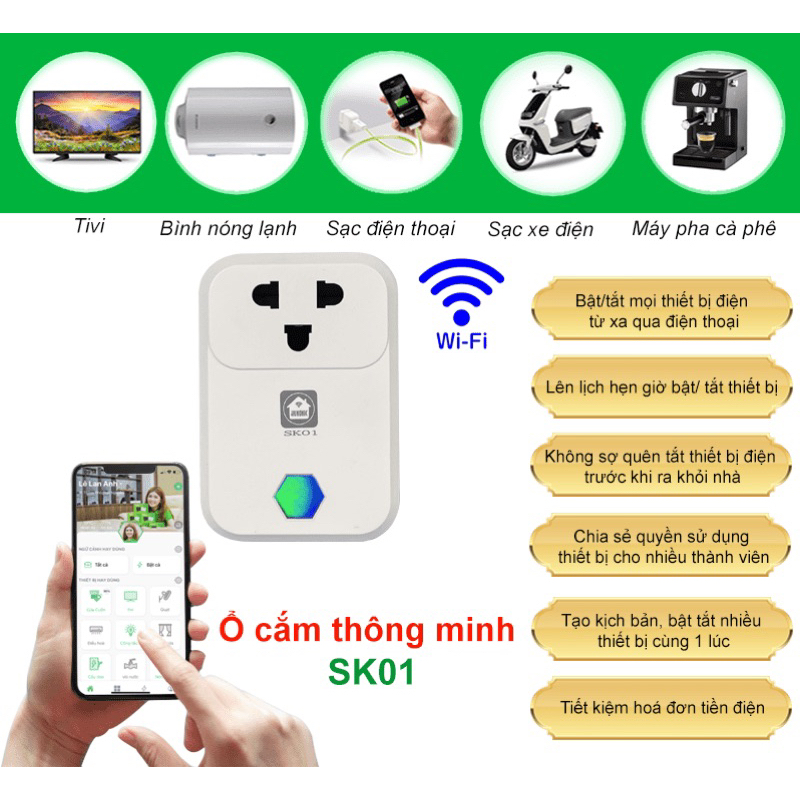 Ổ CẮM THÔNG MINH SK01