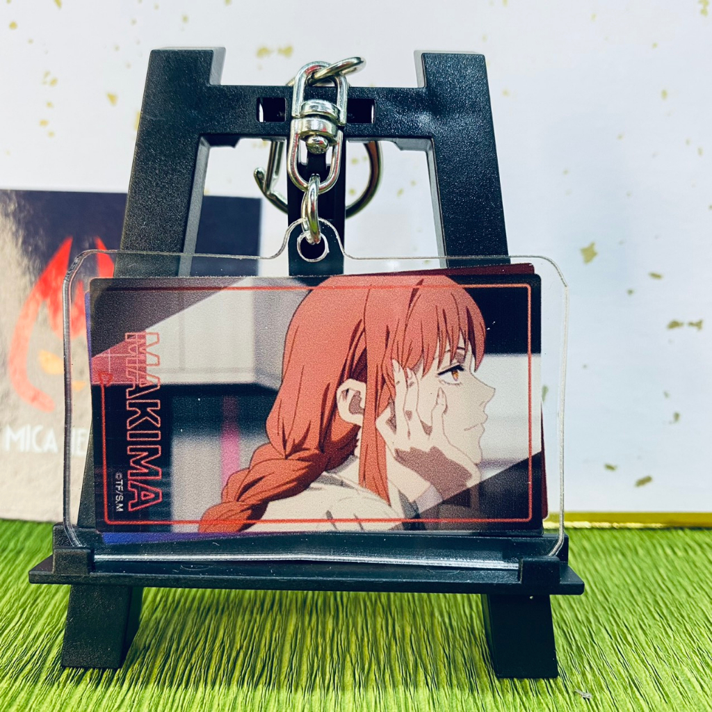 Móc Khóa Anime Chainsaw Man Thước Phim Móc Treo Anime Manga Chainsaw Man Acrylic Chibi Dễ Thương