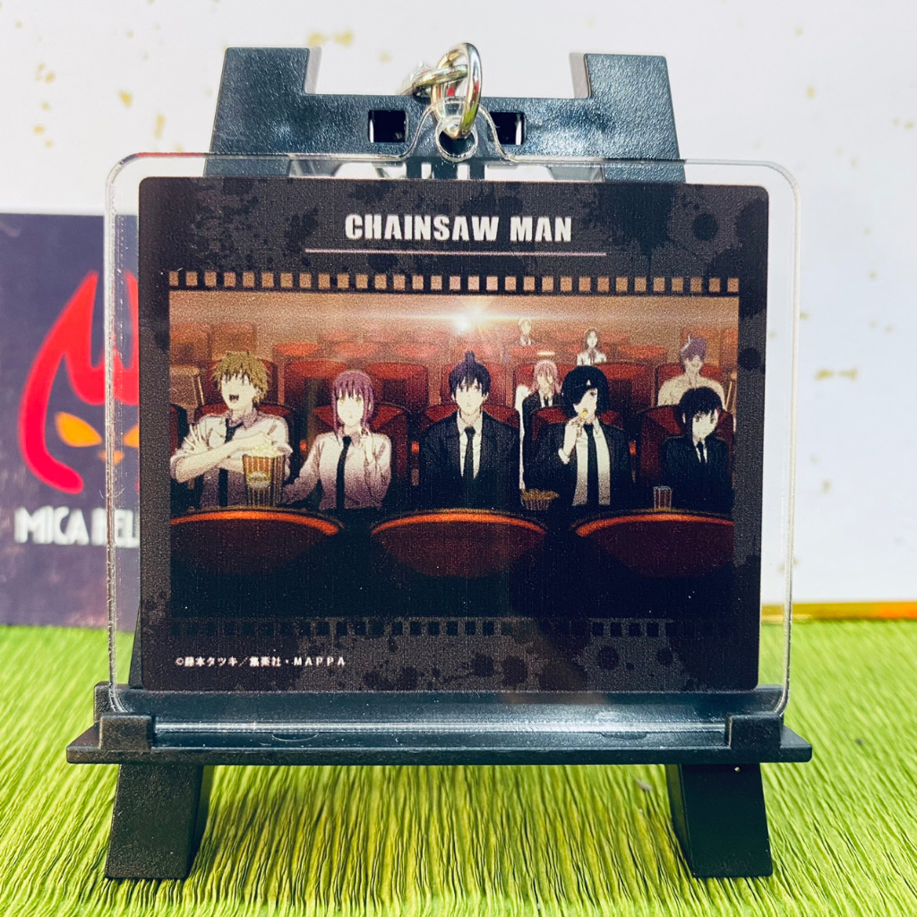 Móc Khóa Anime Chainsaw Man Thước Phim Móc Treo Anime Manga Chainsaw Man Acrylic Chibi Dễ Thương
