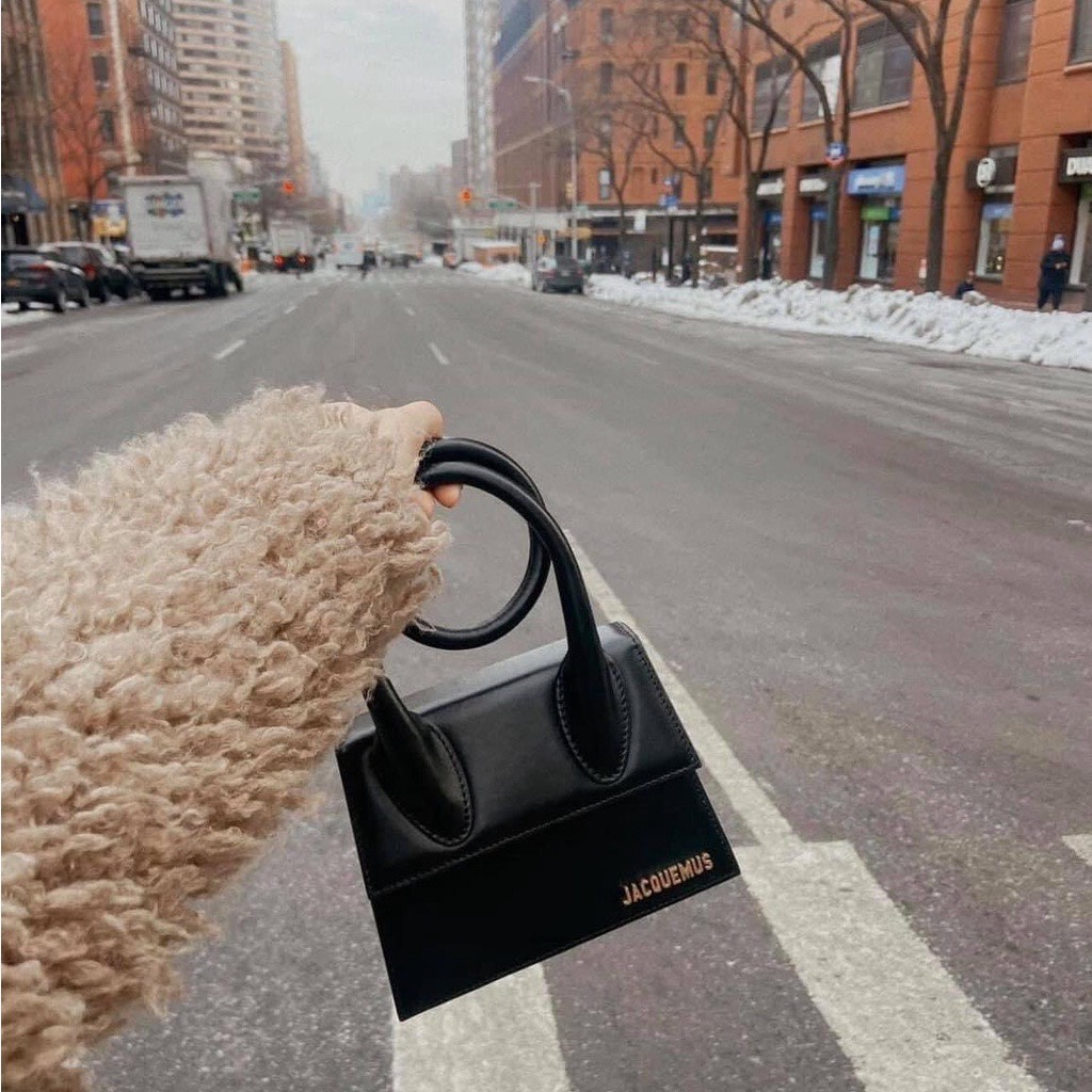 Túi xách nữ đeo chéo, túi xác tay J.Q quai xoăn da trơn size 20 #TX011 -Linastore