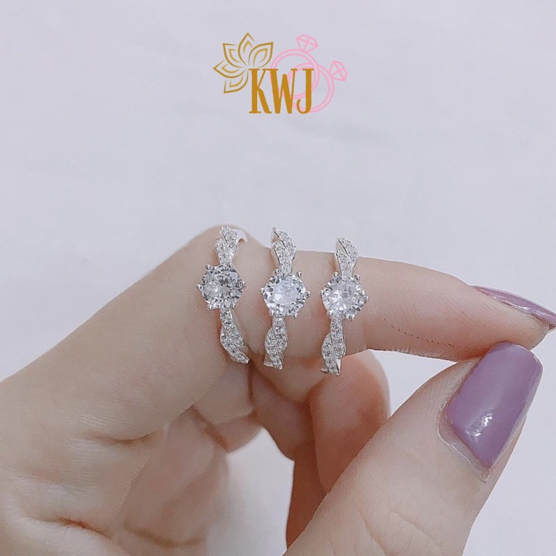 Nhẫn đính đá, nhẫn hot các nang ơi