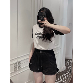 Bộ đùi áo chữ miu miu club cho nữ