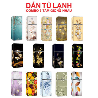 COMBO 3 MẶT GIỐNG NHAU - Decal dán tủ lạnh (PHẦN 1)